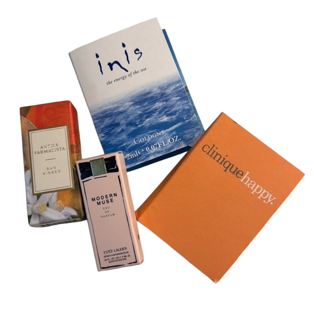 Clinique Happy Estée Lauder Modern Muse, inis & Antica Farmacista